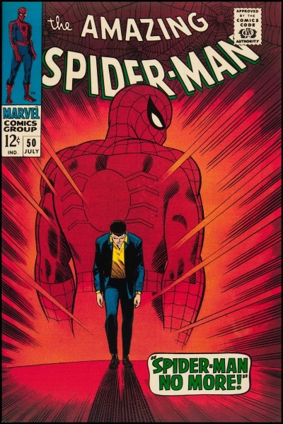 Spiderman 50 arta coperta