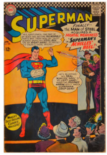 Magazin benzi desenate vechi Superman 185
