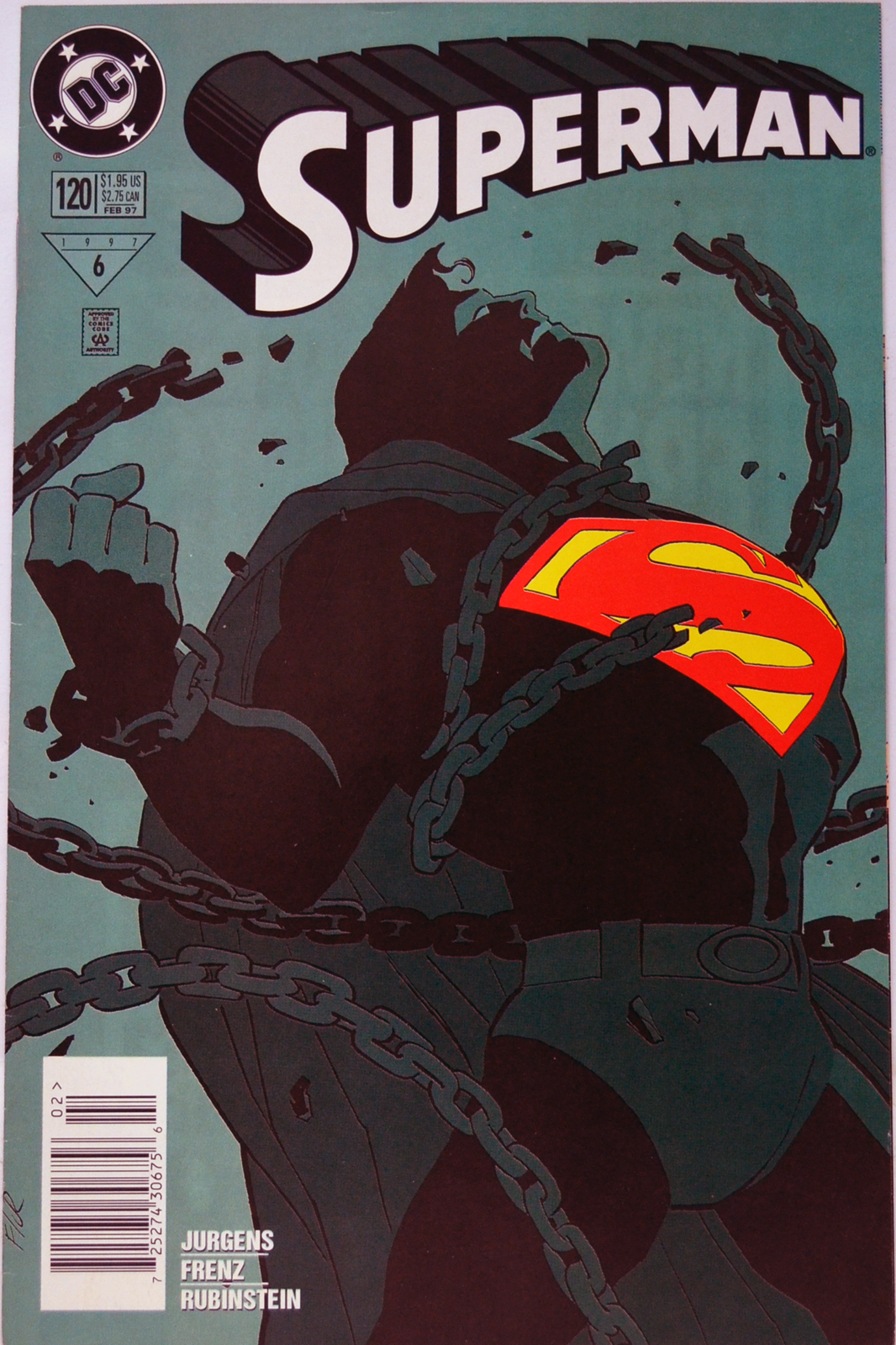 Superman rupe lanturile