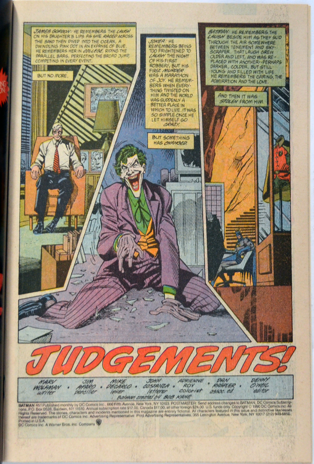 Comic Cover cu Joker