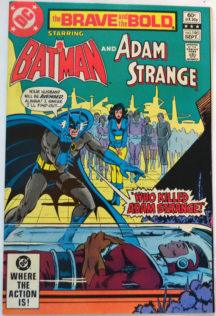 Batman adam Strange Bold Brave
