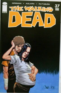 Lori si Rick coperta Walking Dead