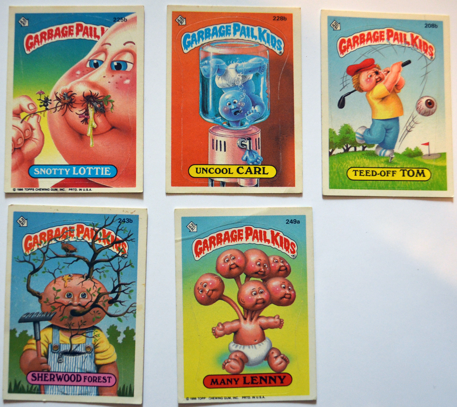 Colectie Garbage Pail Kids Abtibilde