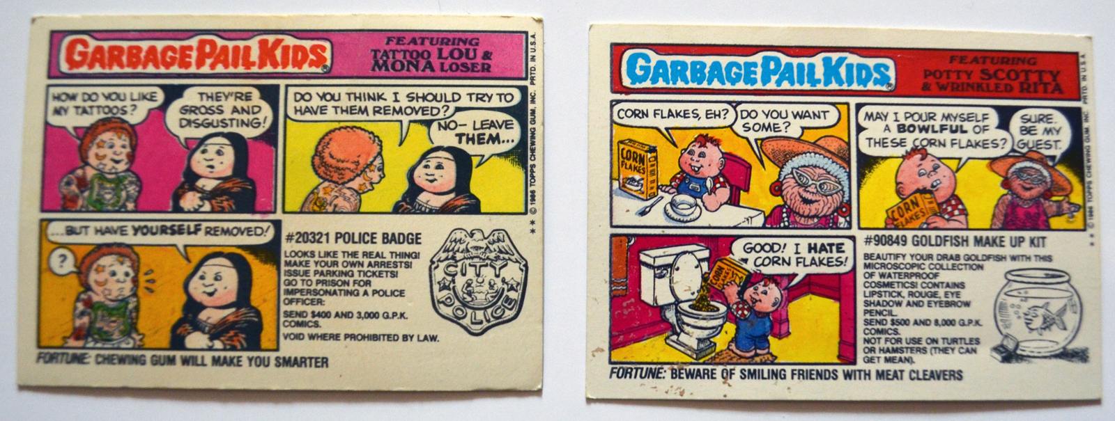 Colectie Garbage Pail Kids Abtibilde