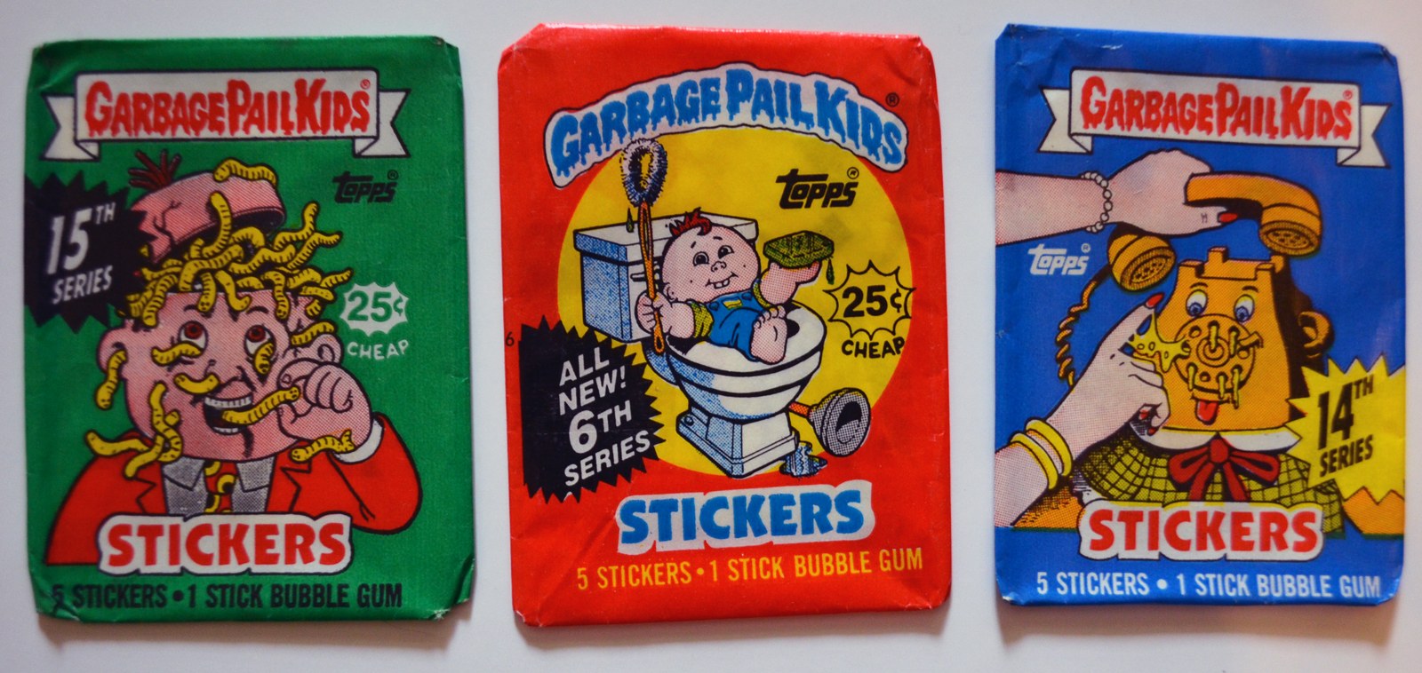 Colectie Garbage Pail Kids Abtibilde
