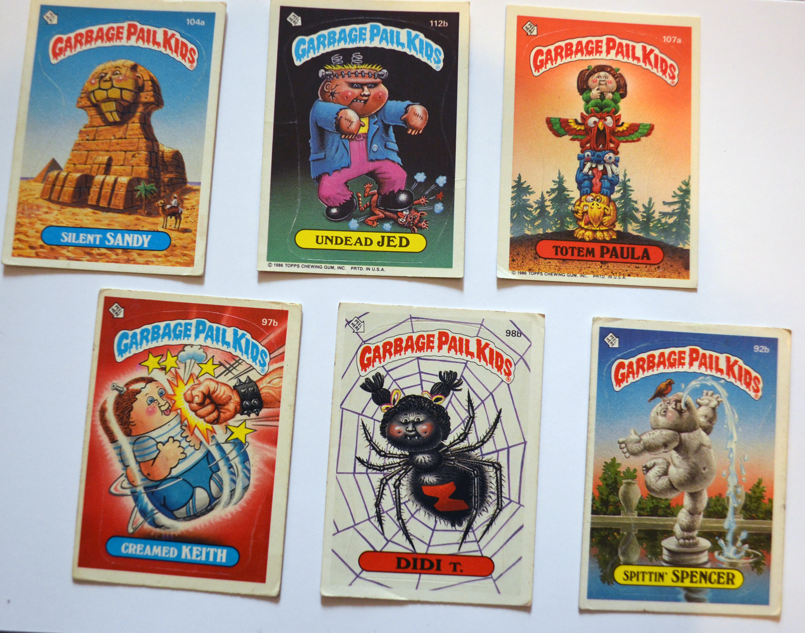 Colectie Garbage Pail Kids Abtibilde