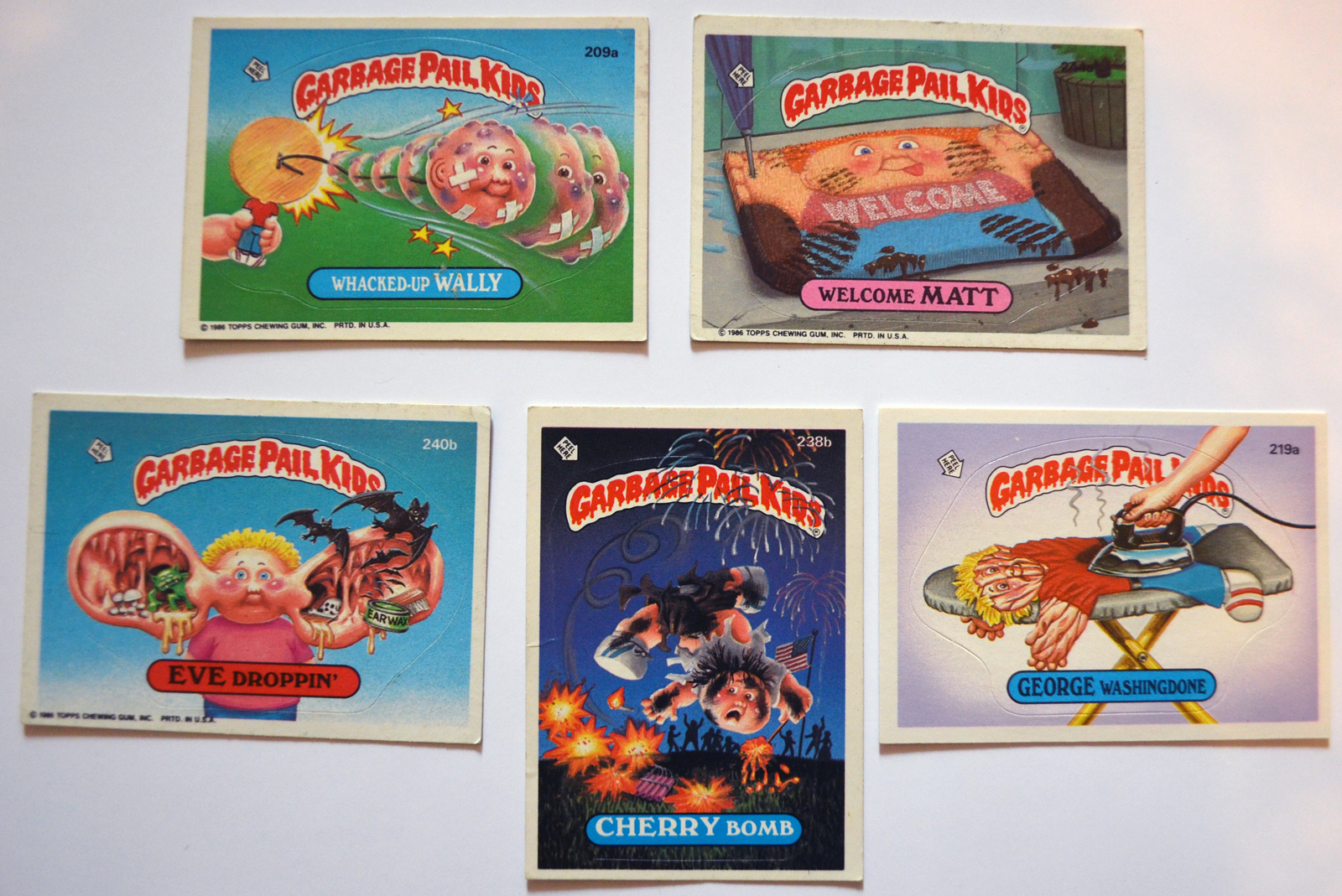 Colectie Garbage Pail Kids Abtibilde