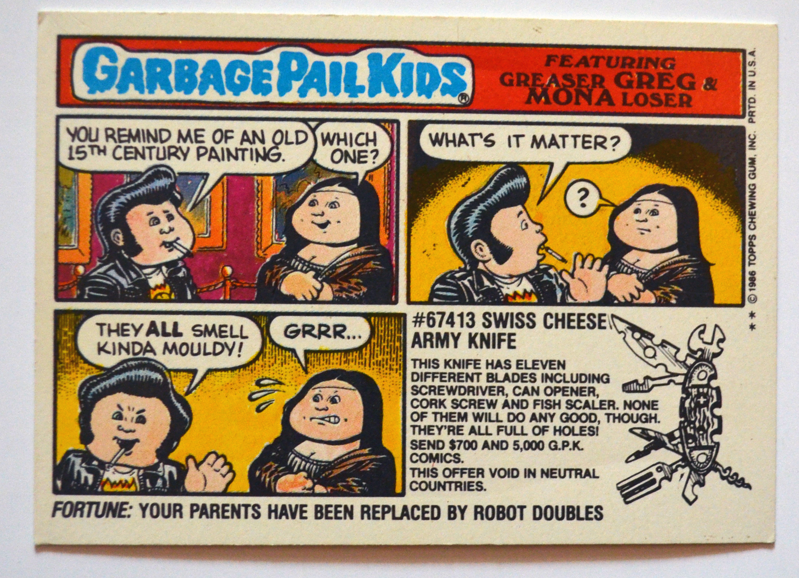 Colectie Garbage Pail Kids Abtibilde