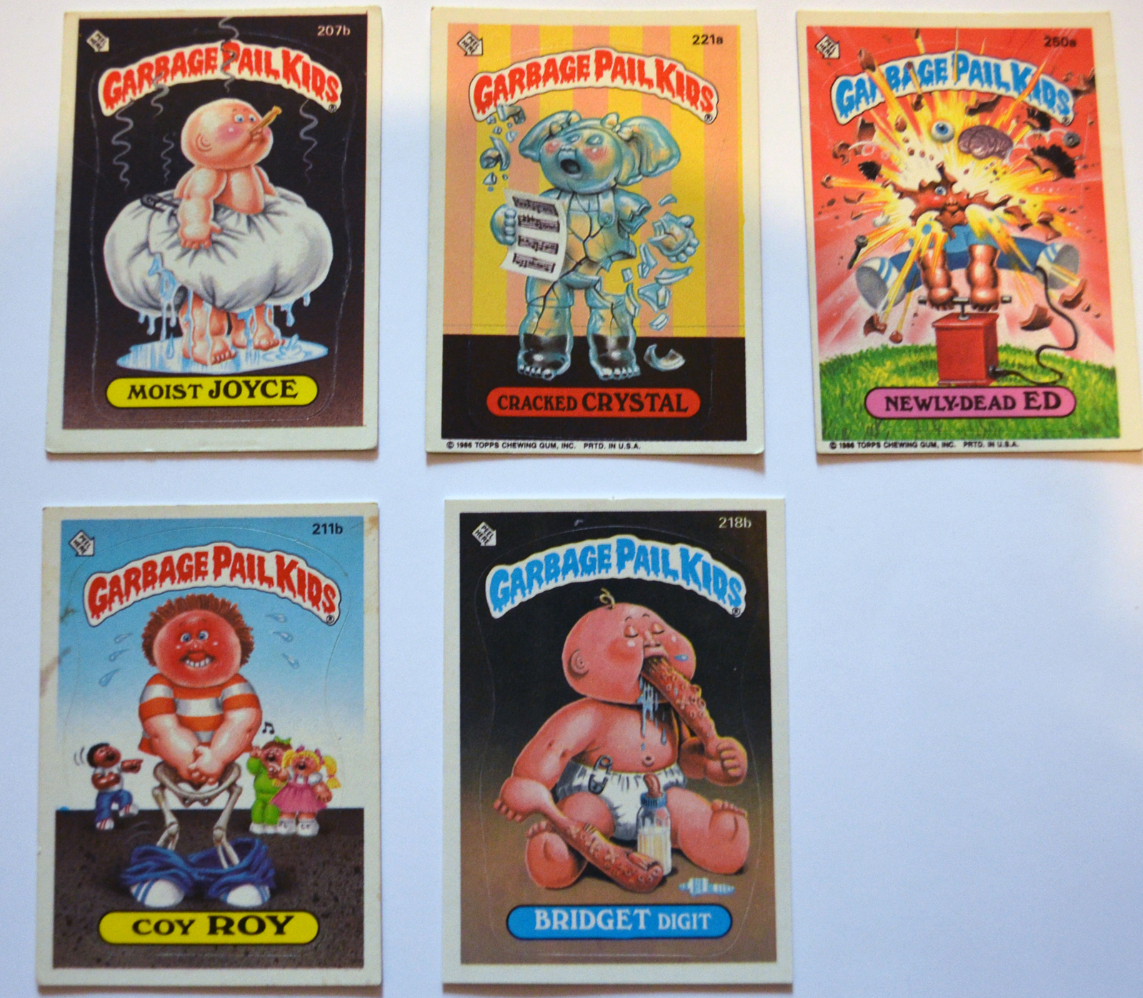 Colectie Garbage Pail Kids Abtibilde