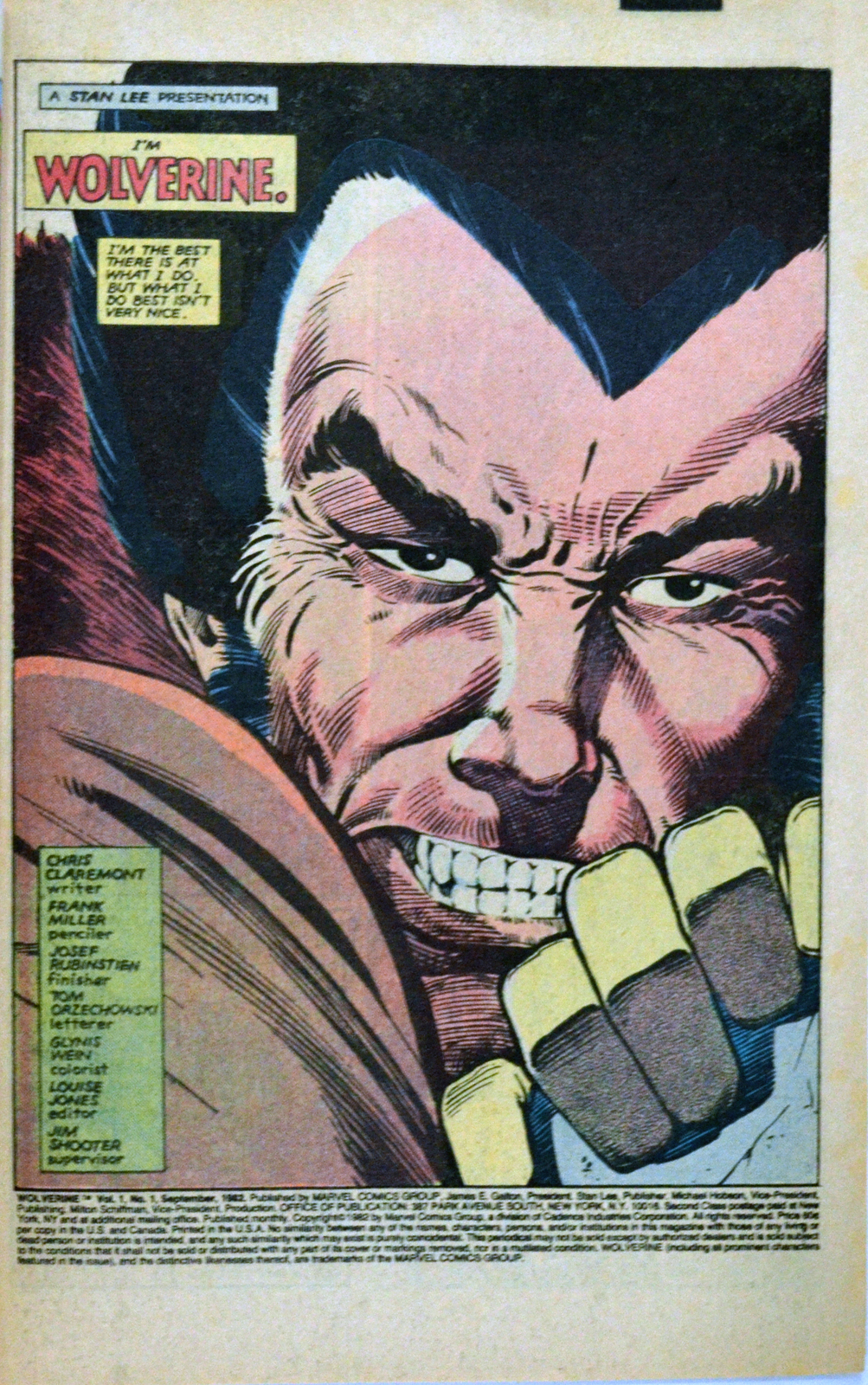 Banda desenata Wolverine 1