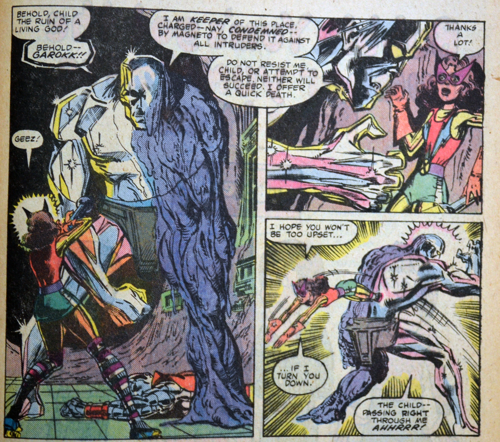 Benzi desenate cu X-Men vechi