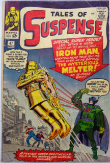 Iron Man benzi desenate Melter costum vechi