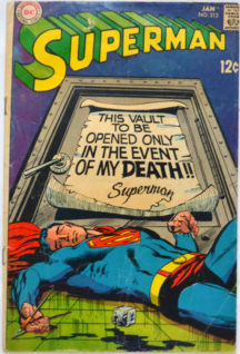 Superman moarte Lex Luthor benzi desenate