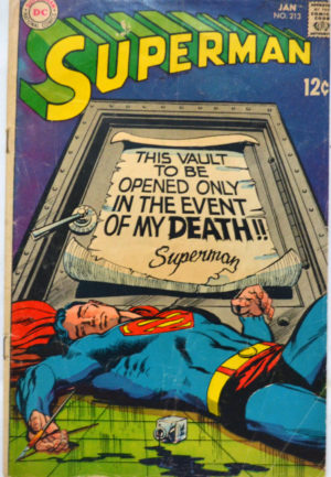 Superman moarte Lex Luthor benzi desenate