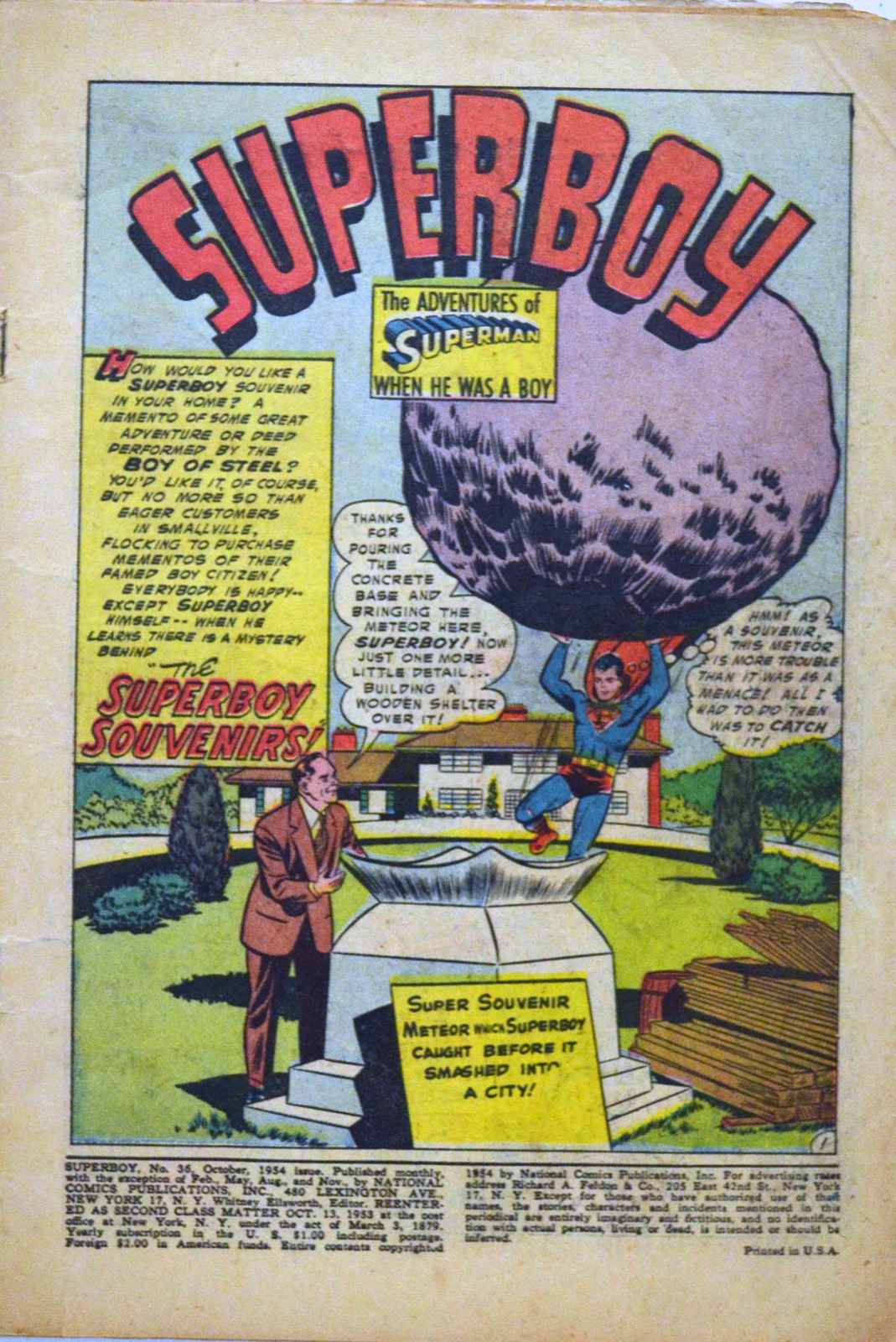 Superboy Gold Age Lana Lang benzi desenate