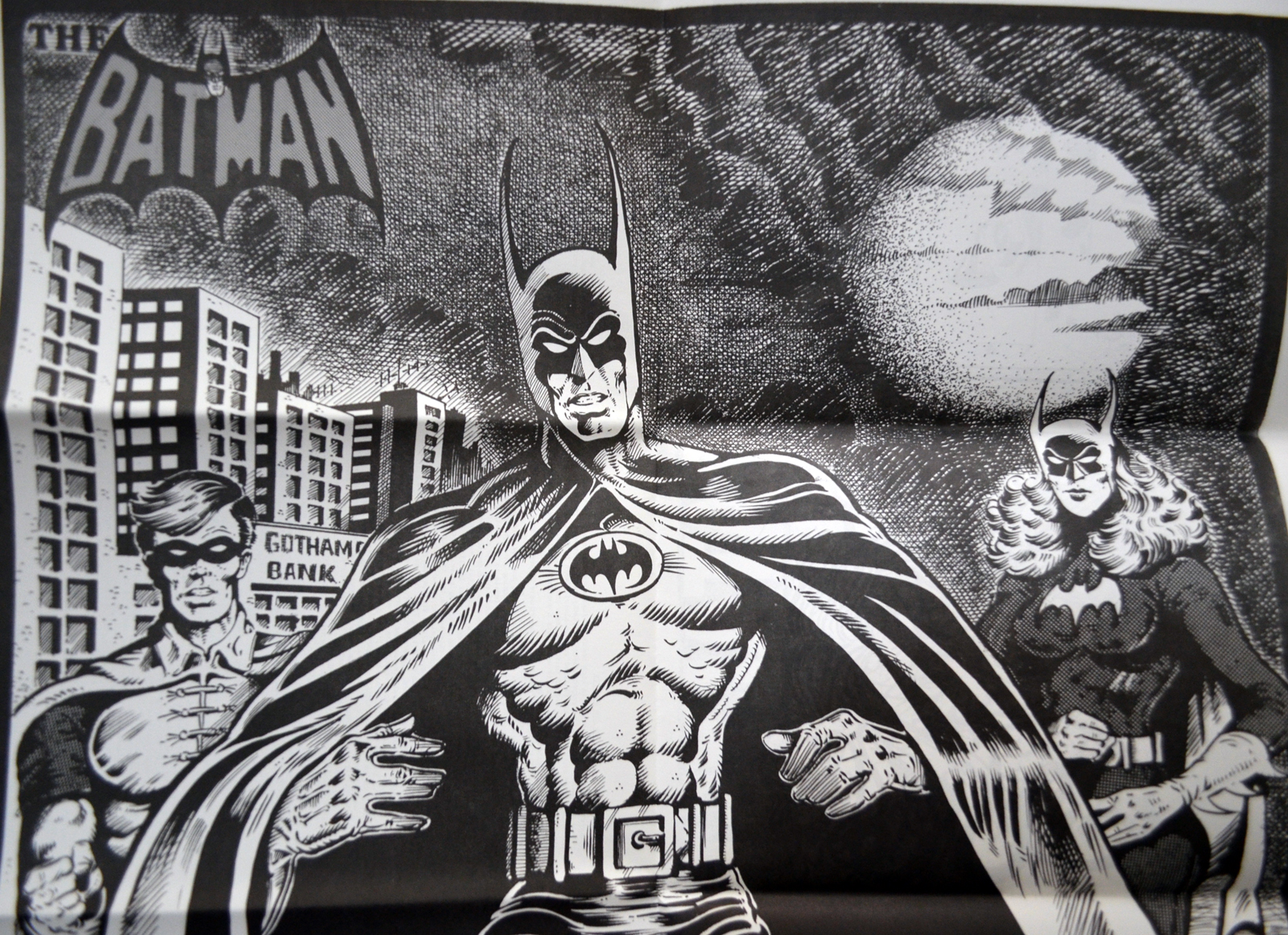 Poster Batman Catalyst vechi vintage