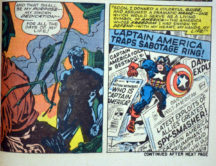 Captain America 109 originea benzi desenate vechi Romania