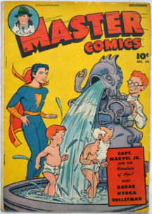 Master Comics Marvel Junior benzi desenate vintage
