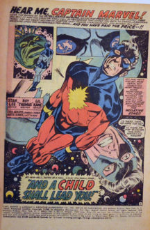 Captain Marvel benzi desenate vechi marvel