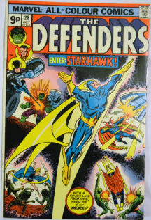 Defenders Starhawk benzi desenate vechi