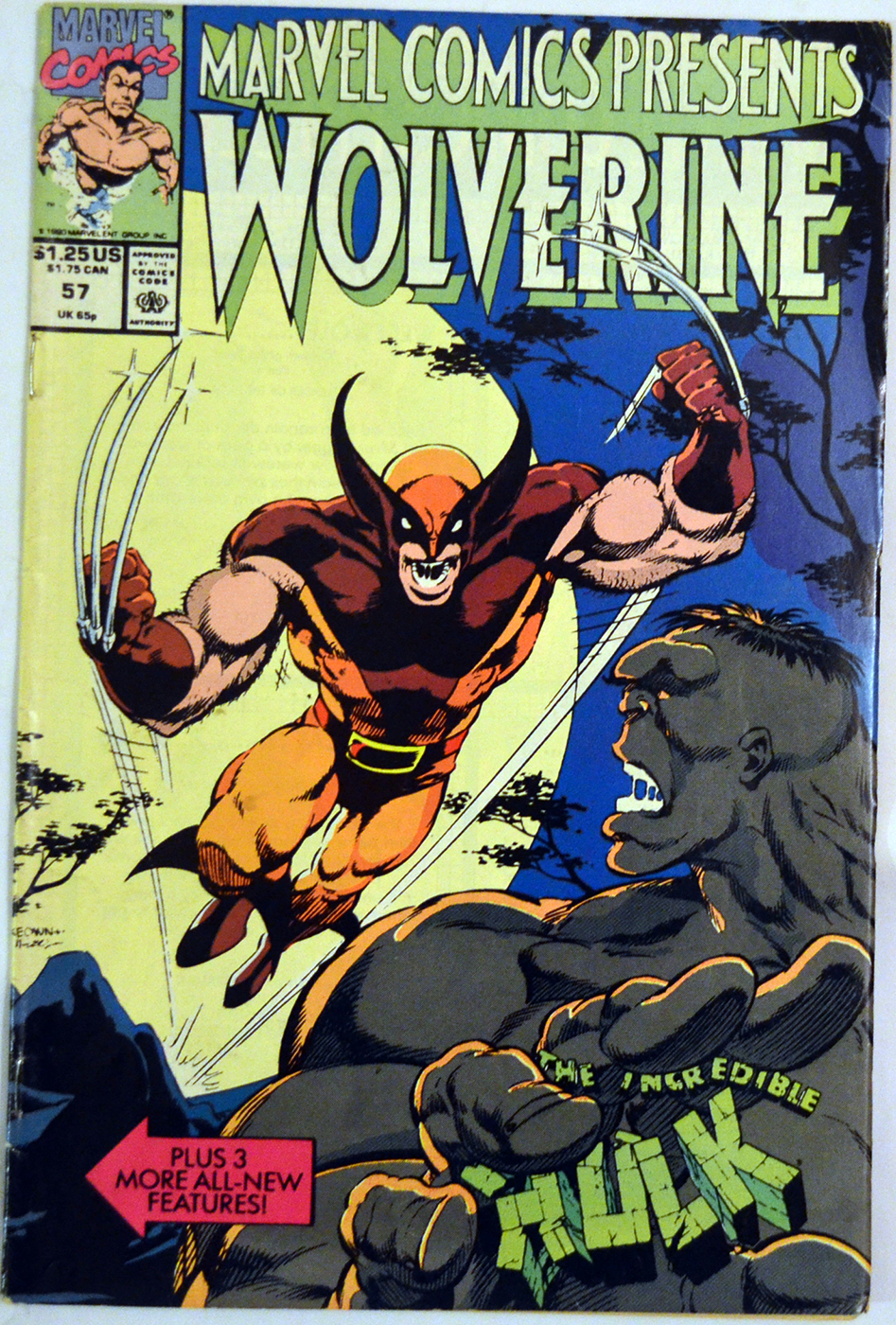 Wolverine Marvel Comics vs HulkWolverine Marvel Comics vs Hulk