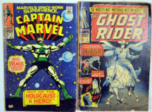 Ghost Rider Marvel Captain benzi desenate vechi vintage