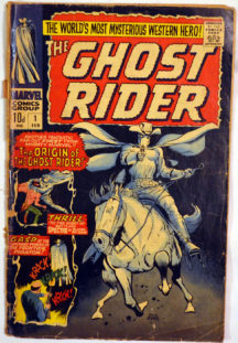 Ghost Rider Marvel Captain benzi desenate vechi vintage