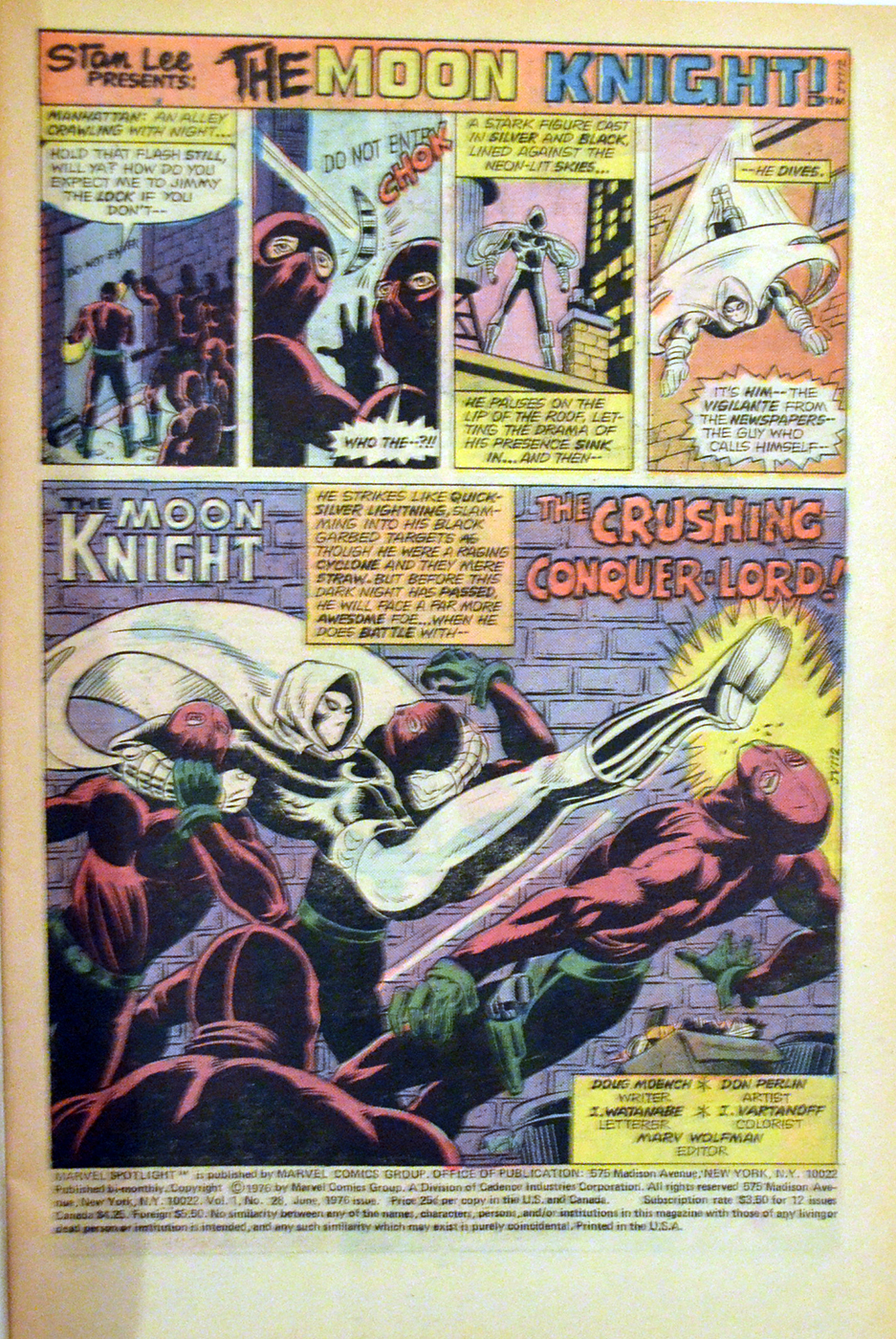 Marvel Spotlight 28 (Primul solo Moon Knight!) - imagine 2