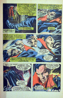 Dracula Marvel benzi desenate vechi