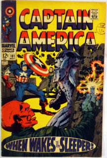 Captain America Benzi desenate vechi red skull