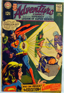 Adventure Comics legion of super-heroes benzi desenate vintage
