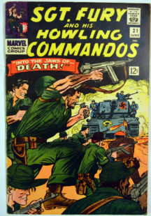 Sgt. Fury Howling Commandos benzi desenate vechi