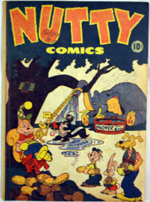 Nutty Comics cu animale harvey gold age