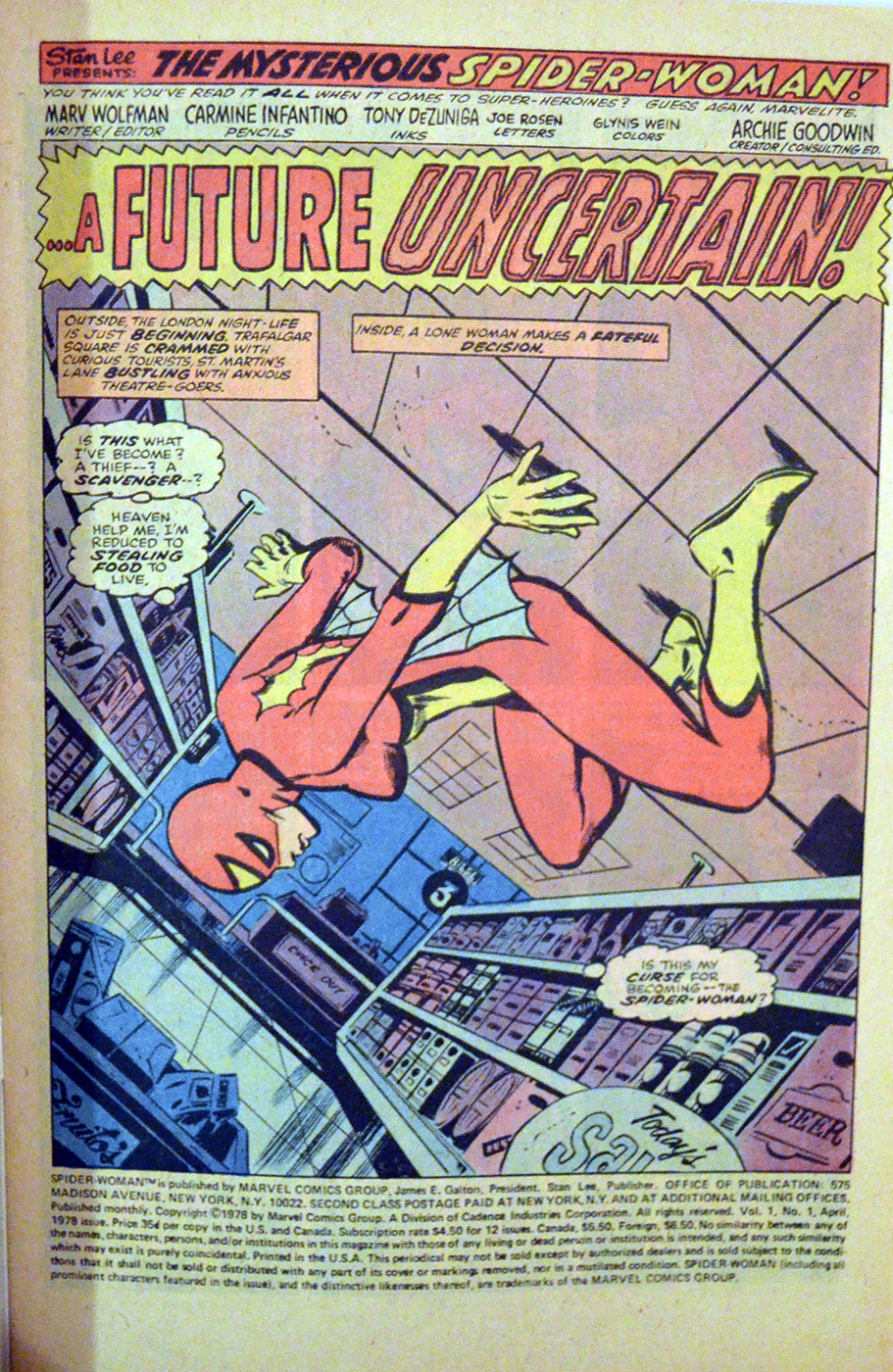 Spider-Woman 1 (Originea! C. Infantino) - imagine 2