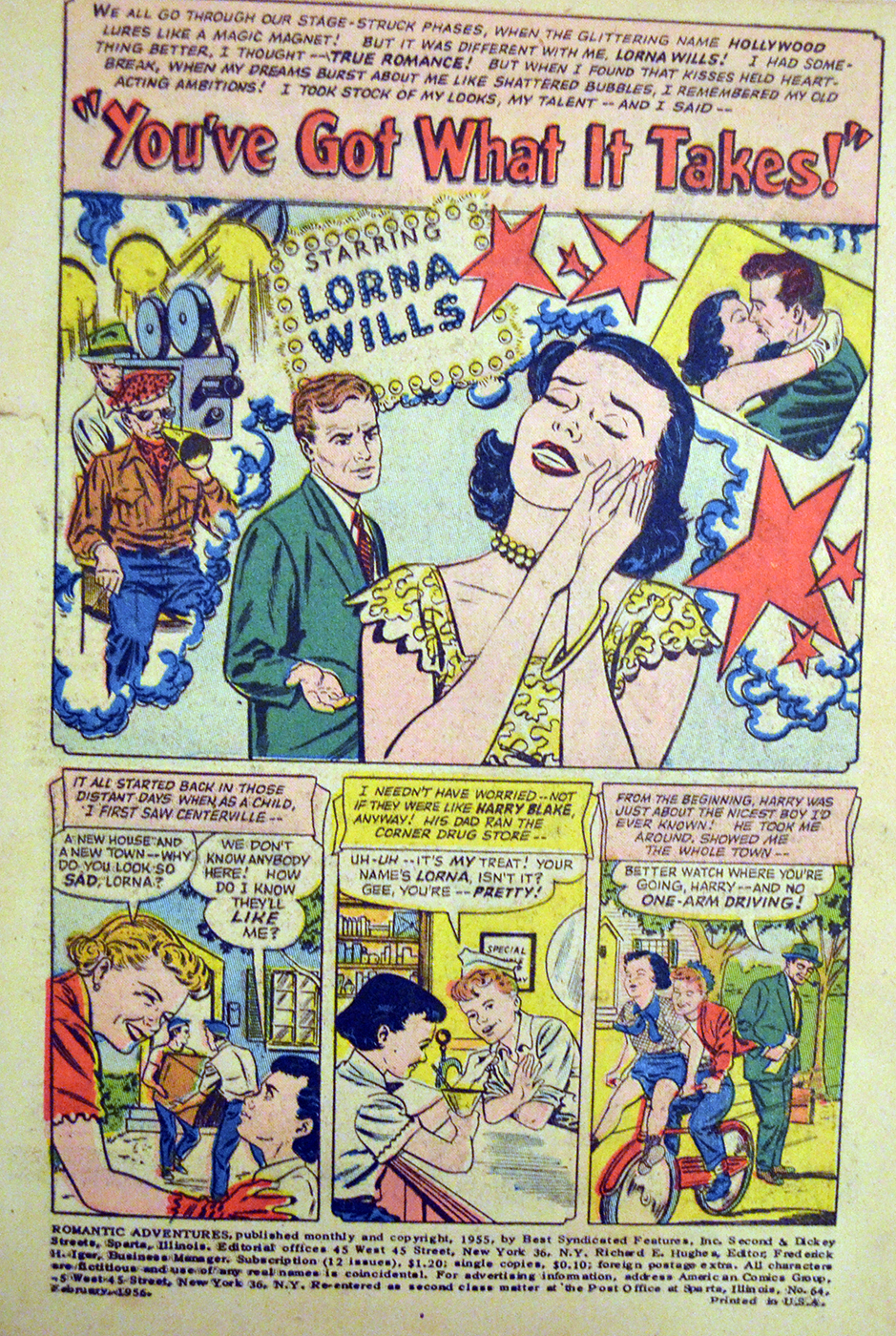 Romantic Adventures 64 (Anul 1955!) - imagine 2