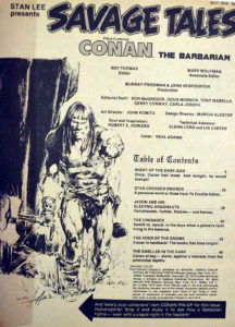 Savage Tales 4 (Conan! Arta de Neal Adams!) - Image 2