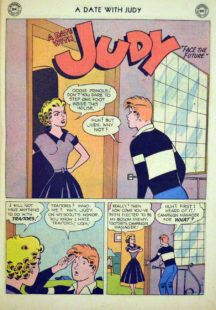 Date with Judy benzi desenate vintage romantice