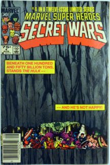 Coperta clasica hulk munte secret wars