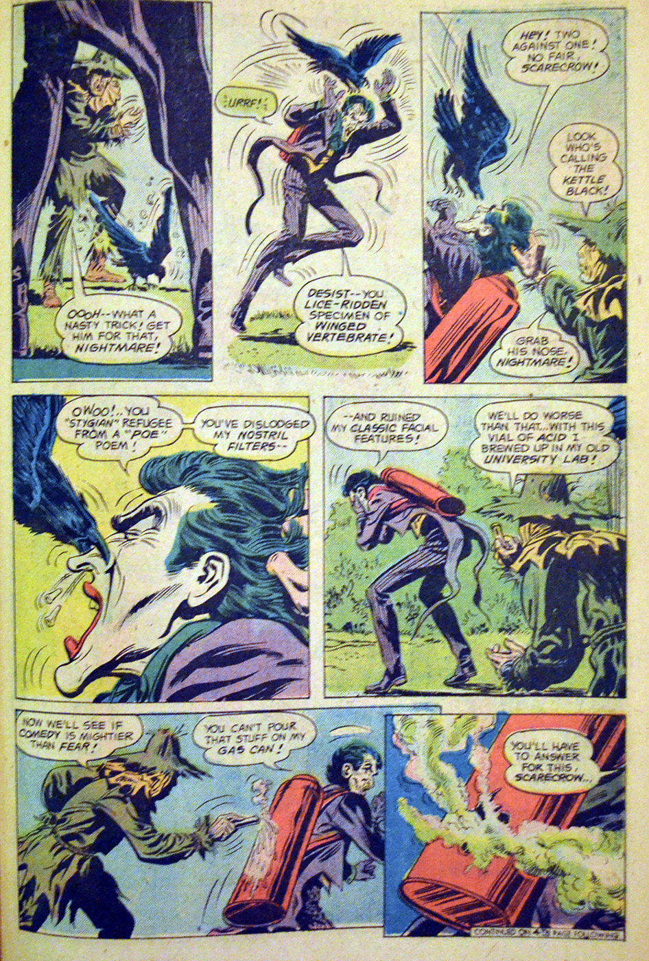 Joker vs Scarecrow comic benzi desenate