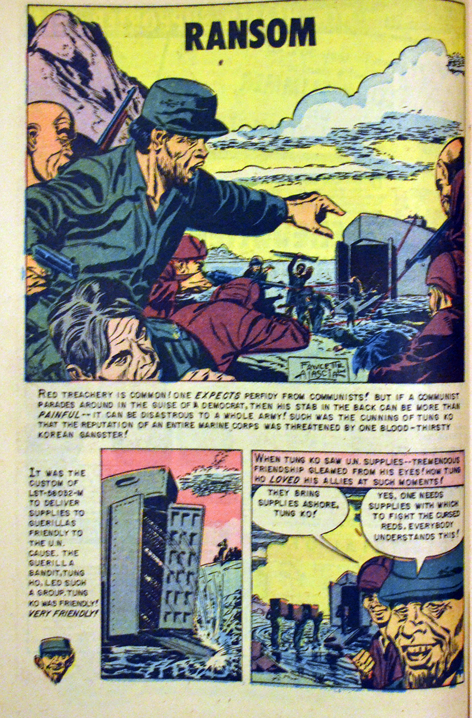 US Marines Action benzi desenate razboi world war precode