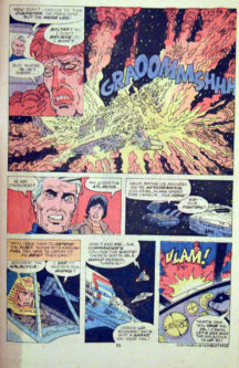 Battlestar Galactica comic benzi desenate Captain Adama