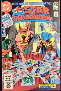 All Star Squadron Hawkman, Atom, Plastic Man