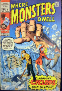 Where Monsters Dwell primul numar comics marvel