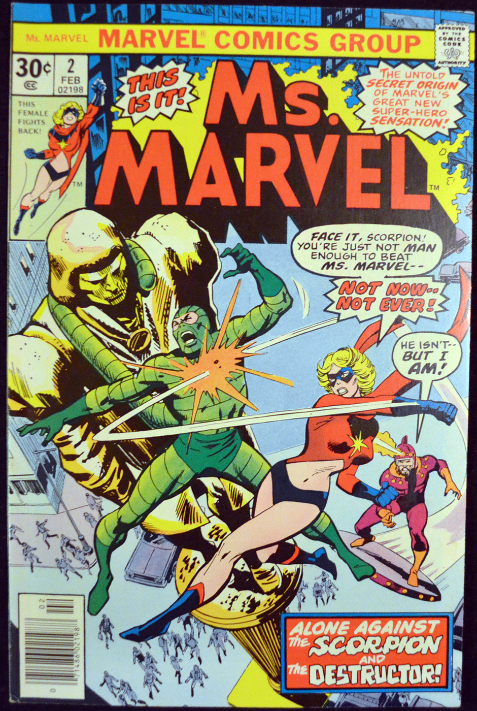 Ms Marvel benzi desenate destructor si scorpion