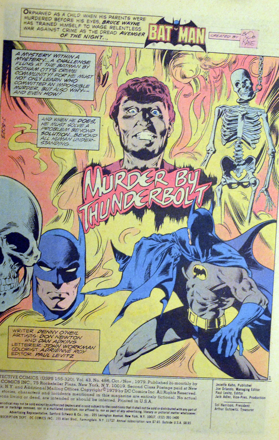 Detective Comics 486 (Numar Gigant) - imagine 2
