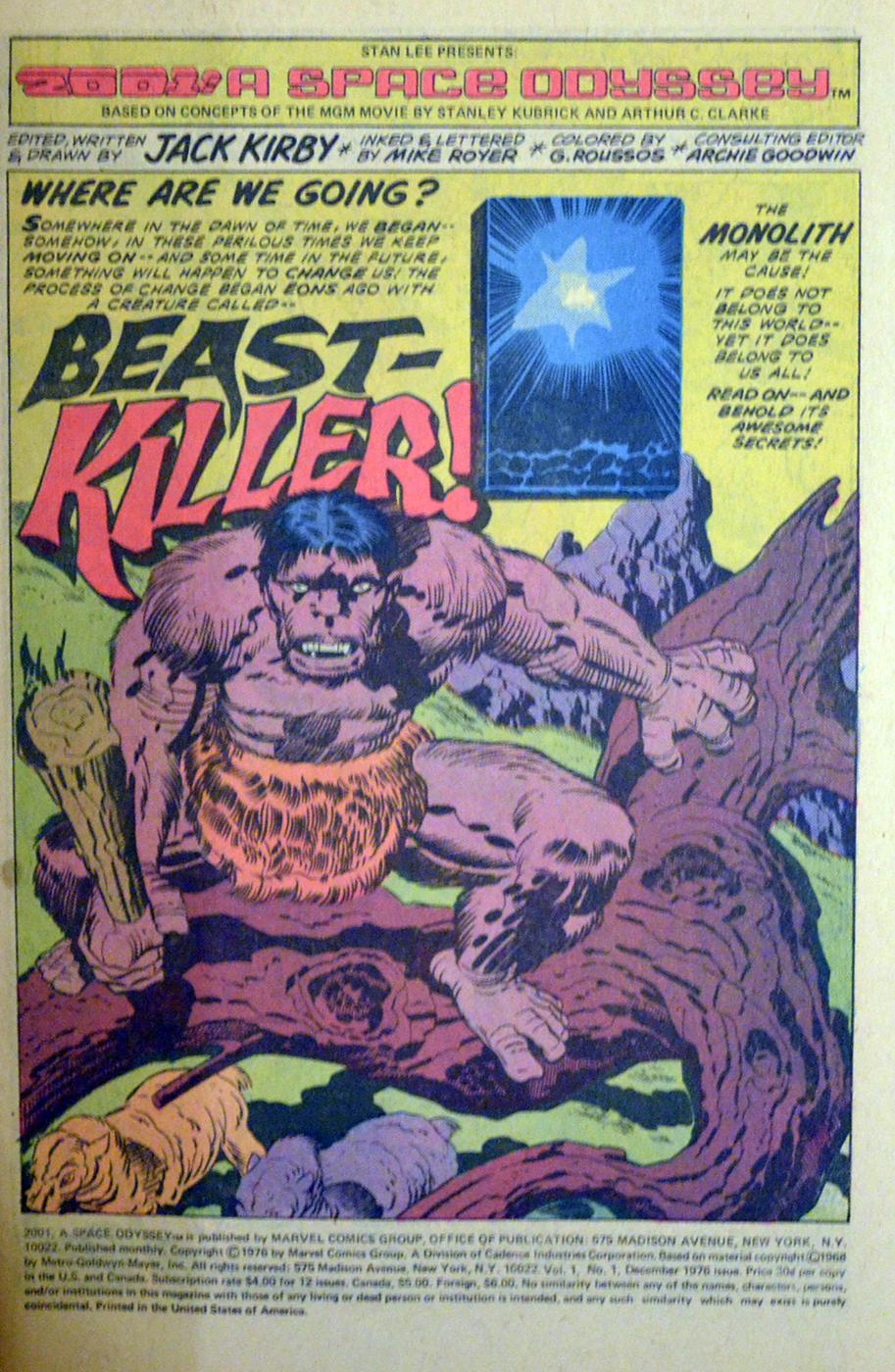 2001: A Space Odyssey #1 (Jack Kirby) - imagine 2