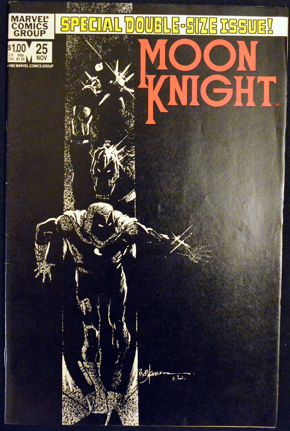 Moon Knight Black Spectre black cover comic