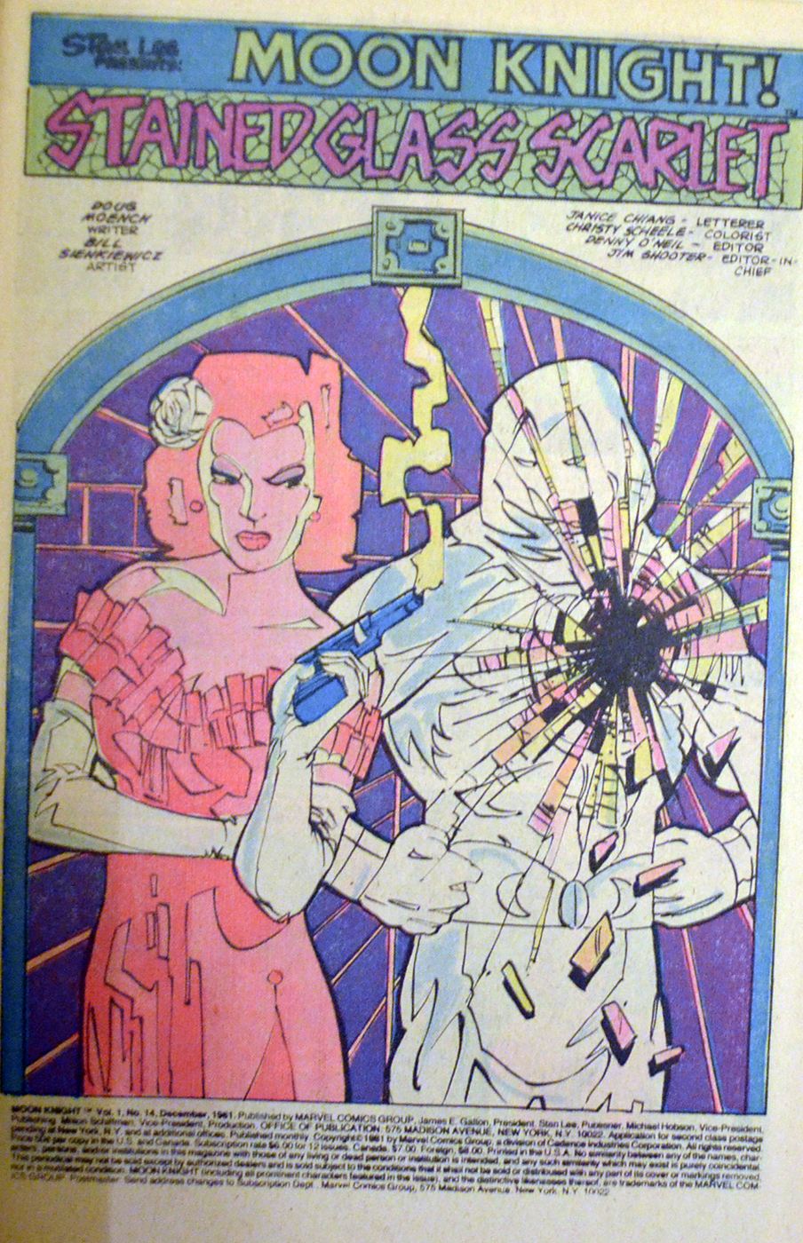 Moon Knight 14 (Prima Stained Glass Scarlet!) - imagine 2
