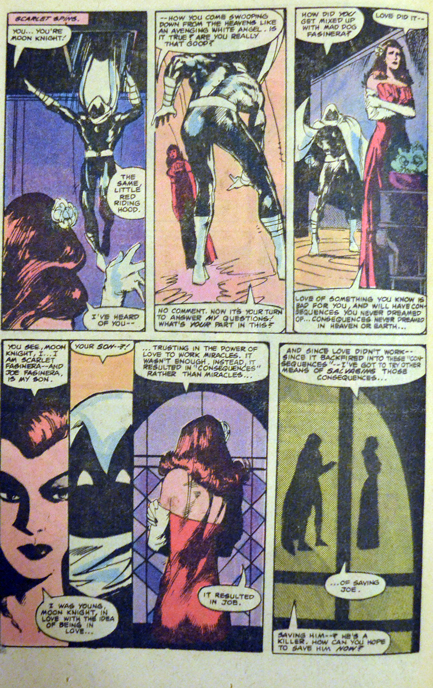 Stained Glass Scarlet Moon Knight prima aparitie