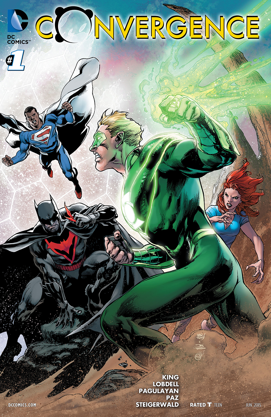 DC Comics Convergence superman batman atom benzi desenate